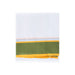 Veshti - 9 x 5 Inches | Gundanchi Border Dhoti / Half White Vesti / Dhoti for Men / Traditional Vesti - Veshti & Dhoti