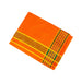 Veshti - 2 Mtrs - Orange | 4 Star Design Dhoti for Men/ Assorted Colour - Veshti & Dhoti