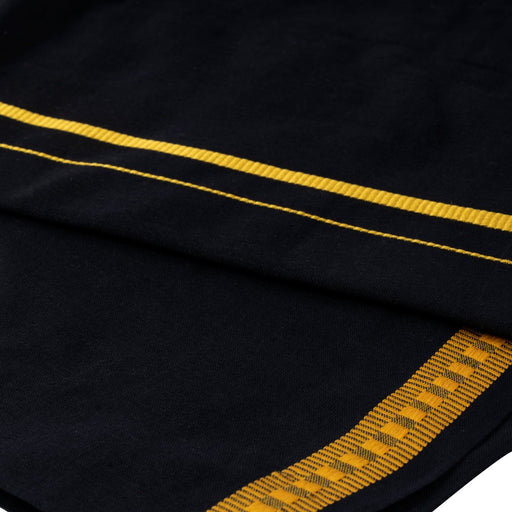 Veshti - 2 Mtrs - Black | Dhoti/ Pentex Border Vesti for Men/ Assorted Colour - Veshti & Dhoti