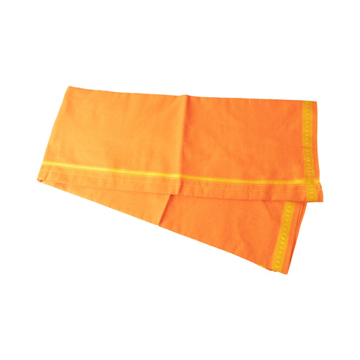 Veshti - 2 Mtrs - Orange | Dhoti/ Pentex Border Vesti for Men/ Assorted Colour - Veshti & Dhoti