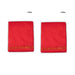 Veshti And Angavastram Set - 4 x 2 Mtr | Red Colour & Rudraksha Border Vesti & Towel for Men - Veshti & Dhoti