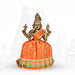 Amman Pavadai - 8 x 10 Inches | Fancy Mata Dress/ Devi Vastra/ Mata Poshak for Deity/ Assorted Colour - Devi Dress