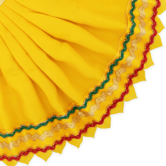 Amman Pavadai - 5 x 11 Inches | Devi Vastra/ Mata Dress/ Mata Poshak for Deity - Devi Dress