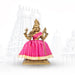Amman Pavadai - 7 x 14 Inches | Mata Dress/ Devi Vastra/ Golden Border Mata Poshak for Deity/ Assorted Colour - Devi Dress