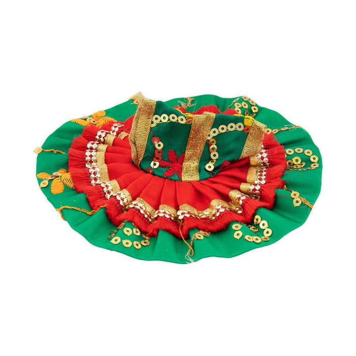 Krishnar Dress - 4.5 Inches | Krishna Idol Dress/ Krishna Murti Dress/ Krishna Clothes for Murti/ Assorted Colour - Laddu Gopal Dress