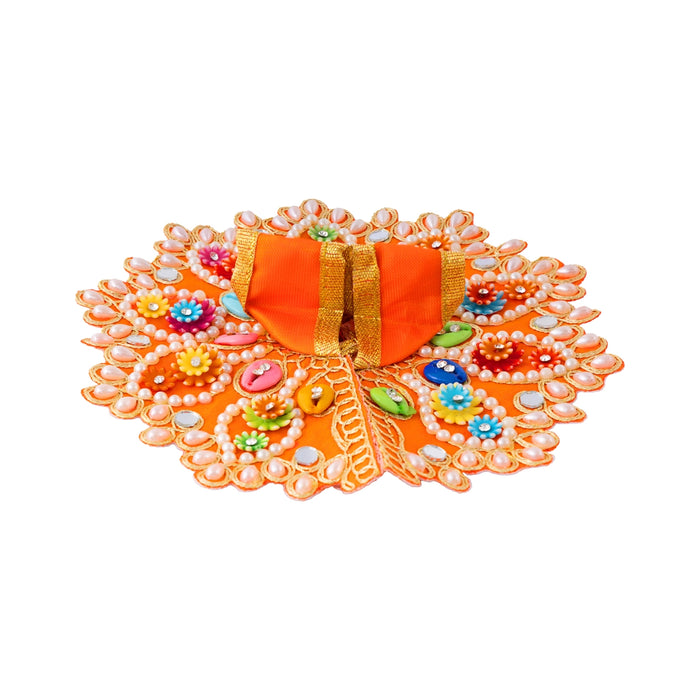 Gol Poshak - 6 Inches | Krishnar Dress/ Krishna Murti Dress/ Krishna Idol Dress/ Krishna Clothes for Murti