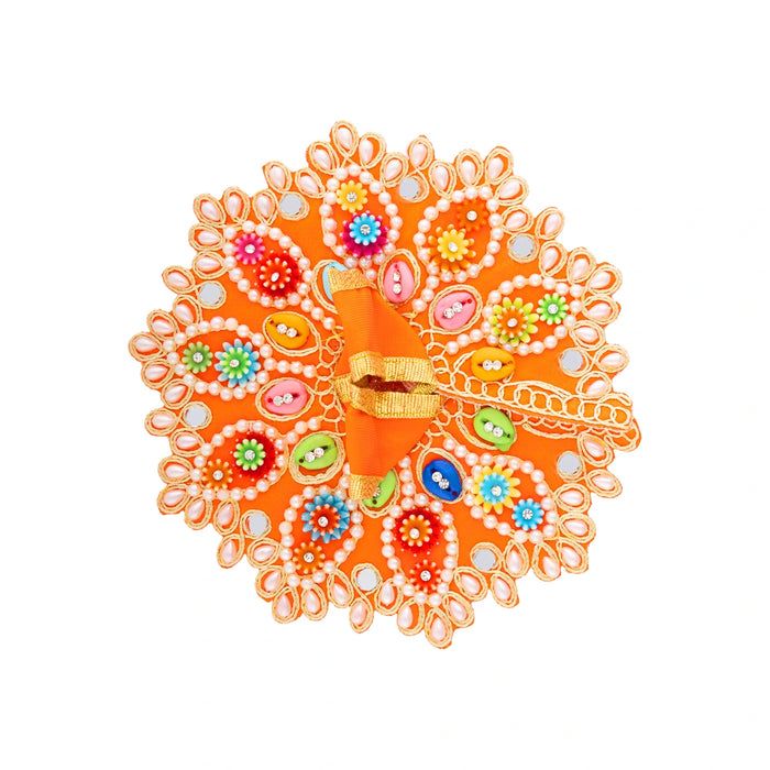 Gol Poshak - 6 Inches | Krishnar Dress/ Krishna Murti Dress/ Krishna Idol Dress/ Krishna Clothes for Murti