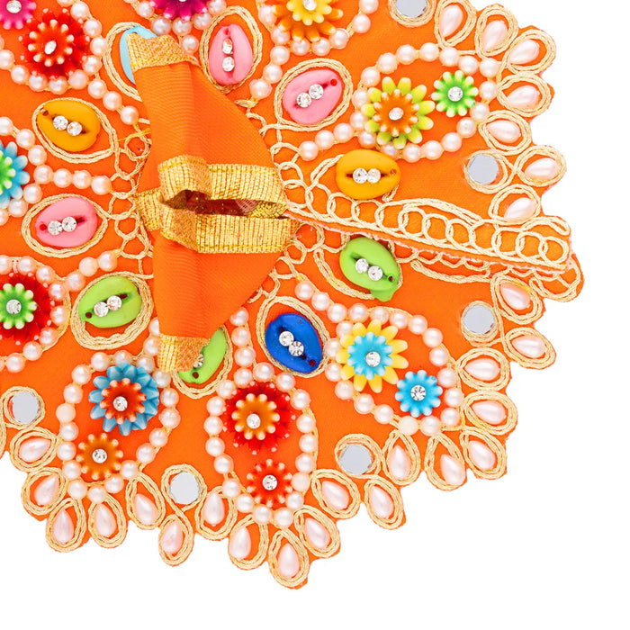 Gol Poshak - 6 Inches | Krishnar Dress/ Krishna Murti Dress/ Krishna Idol Dress/ Krishna Clothes for Murti