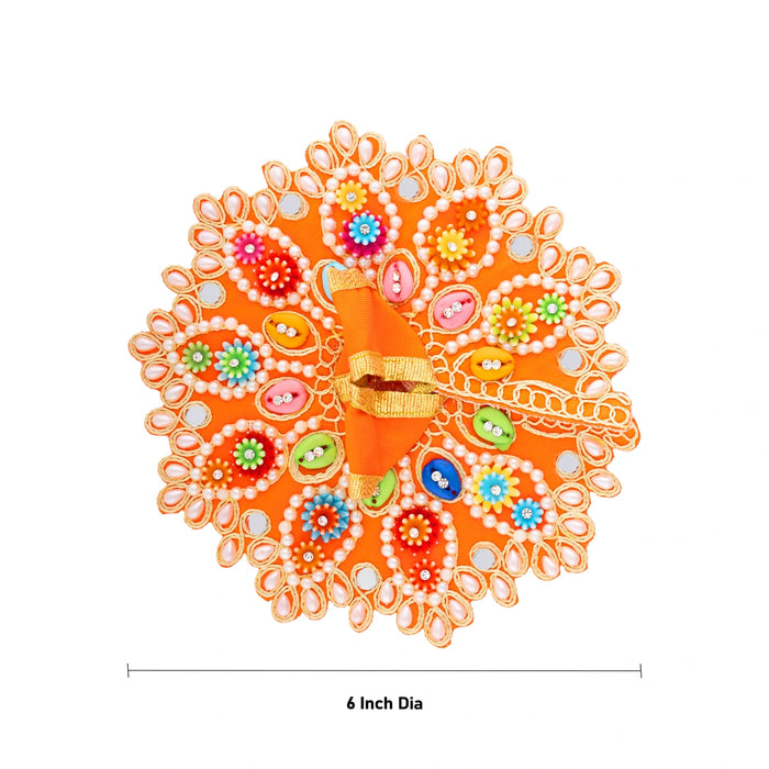 Gol Poshak - 6 Inches | Krishnar Dress/ Krishna Murti Dress/ Krishna Idol Dress/ Krishna Clothes for Murti