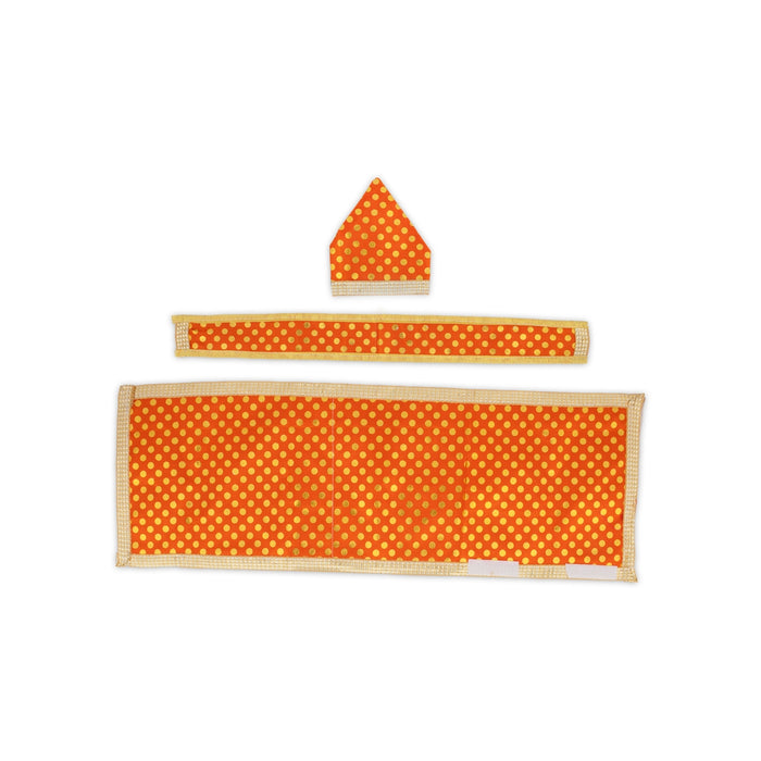 Sai Baba Dress Set - 6 x 18 Inches | Sai Baba Clothes/ Sai Baba Vastra for Deity - Bhagwan Vastra