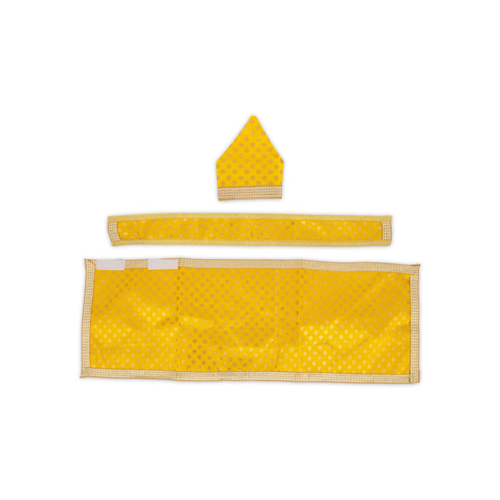 Sai Baba Dress Set - 6 x 18 Inches | Sai Baba Clothes/ Sai Baba Vastra for Deity - Bhagwan Vastra