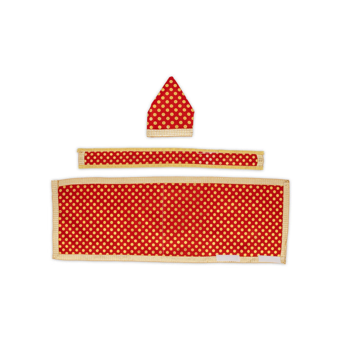 Sai Baba Dress Set - 6 x 18 Inches | Sai Baba Clothes/ Sai Baba Vastra for Deity - Bhagwan Vastra