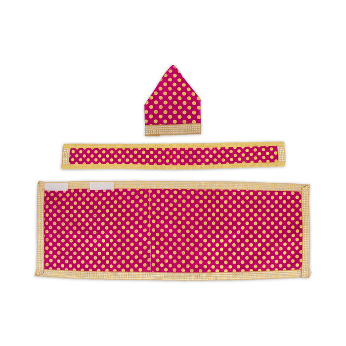 Sai Baba Dress Set - 6 x 18 Inches | Sai Baba Clothes/ Sai Baba Vastra for Deity - Bhagwan Vastra