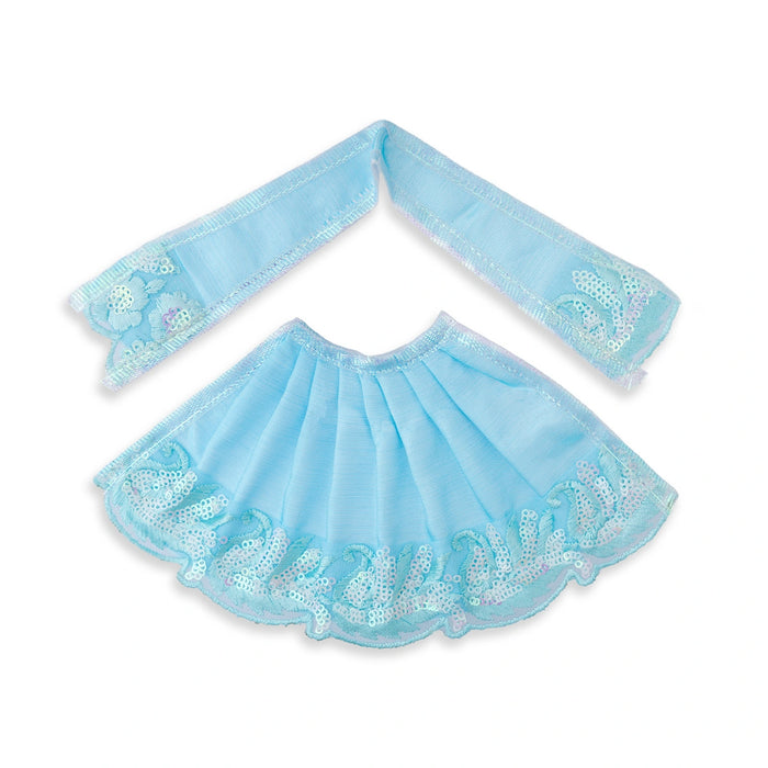 Amman Pavadai - 4 Inches | Devi Dress/ Lehanga Patka/ Mata Rani Poshak For Deity