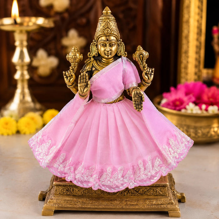 Amman Pavadai - 6 Inches | Lehenga Patka / Devi Vastra / Mata Dress / Mata Poshak for Deity Decor
