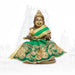 Amman Pavadai - 2 Inches | Mata Dress/ Devi Vastra/ Golden Border Mata Poshak for Deity/ Assorted Colour - Devi Dress