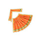 Amman Pavadai - 5 Inches | Mata Dress/ Devi Vastra/ Mata Poshak for Deity/ Assorted Colour - Devi Dress