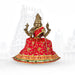 Amman Dress - 9 Inches | Velvet Amman Pavadai/ Velvet Devi Costume for Deity - Devi Dress