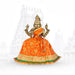 Amman Dress - 9 Inches | Velvet Amman Pavadai/ Velvet Devi Costume for Deity - Devi Dress