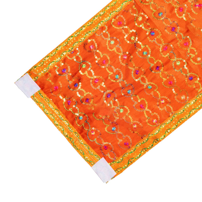 Sai Baba Dress Set - 9 Inches | Sai Baba Clothes/ Sai Poshak/ Sai Baba Vastra for Deity
