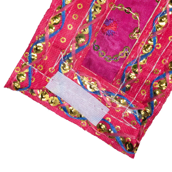 Sai Poshak Set - 2 Inches | Embroidery Design Sai Baba Vastra/ Sai Baba Clothes for Deity Decor