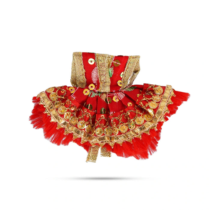 Krishna Dress - 4 Inches | Kanha Ji Dress/ Embroidery Design Laddu Gopal Ji Dress for Deity - Laddu Gopal, Krishna & Radha Rani Dress