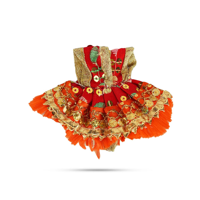 Krishna Dress - 4 Inches | Kanha Ji Dress/ Embroidery Design Laddu Gopal Ji Dress for Deity - Laddu Gopal, Krishna & Radha Rani Dress