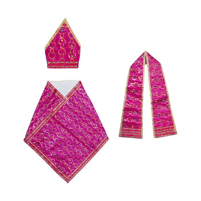 Sai Baba Dress - 12 Inches | Sai Baba Clothes / Sai Poshak / Sai Baba Vastra for Deity