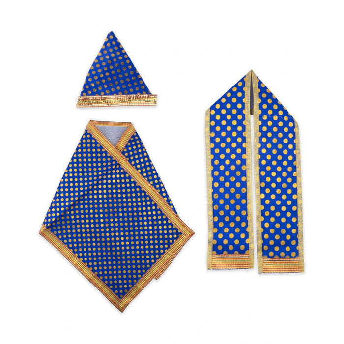 Sai Baba Dress - 9 Inches | Sai Baba Clothes / Sai Poshak / Sai Baba Vastra for Deity - Bhagwan Vastra