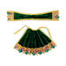 Amman Dress - 5 Inches | Velvet Amman Pavadai/ Velvet Devi Costume for Deity - Devi Dress