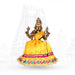 Amman Pavadai - 8 x 14 Inches | Velvet Mata Dress/ Devi Vastra/ Mata Poshak for Deity/ Assorted Colour - Devi Dress