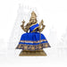 Amman Pavadai - 6 x 9 Inches | Mata Dress/ Devi Vastra/ Golden Border Mata Poshak for Deity/ Assorted Colour - Devi Dress