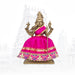 Amman Pavadai - 7 x 14 Inches | Devi Vastra/ Mata Dress/ Golden Border Mata Poshak for Deity/ Assorted Colour - Devi Dress