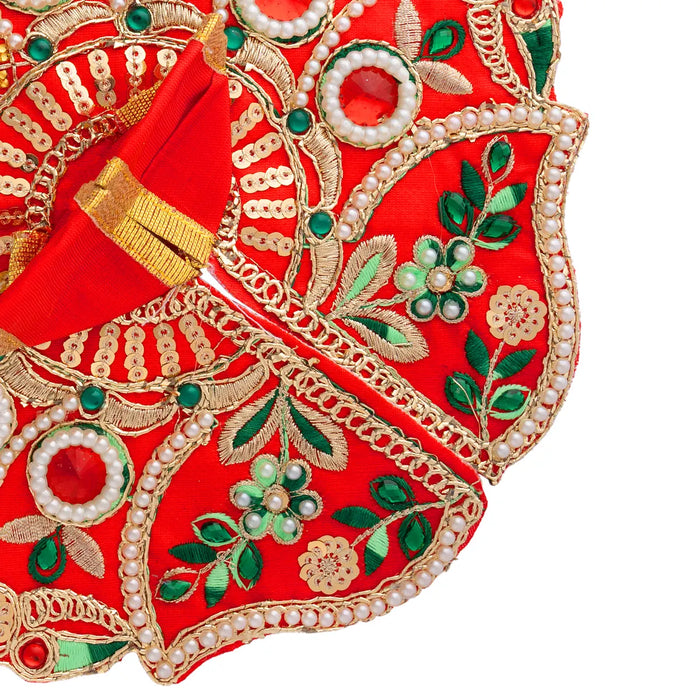 Krishnar Dress - 9 Inches | Krishna Murti Dress/ Krishna Idol Dress/ Krishna Clothes for Murti