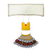 Devi Dress - 4 Inches | Lehenga Patka / Mata Rani Poshak / Embroidery Amman Pavadai For Deity Decor" - Devi Dress
