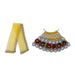 Devi Dress - 4 Inches | Lehenga Patka / Mata Rani Poshak / Embroidery Amman Pavadai For Deity Decor" - Devi Dress