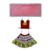 Devi Dress - 4 Inches | Lehenga Patka / Mata Rani Poshak / Embroidery Amman Pavadai For Deity Decor" - Devi Dress