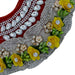 Devi Dress - 4 Inches | Lehenga Patka / Mata Rani Poshak / Embroidery Amman Pavadai For Deity Decor" - Devi Dress