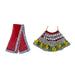 Devi Dress - 4 Inches | Lehenga Patka / Mata Rani Poshak / Embroidery Amman Pavadai For Deity Decor" - Devi Dress