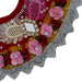 Devi Dress - 4 Inches | Lehenga Patka / Mata Rani Poshak / Embroidery Amman Pavadai For Deity Decor" - Devi Dress