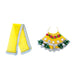 Amman Pavadai - 6 Inches | Mata Rani Poshak / Lehenga Patka / Devi Dress For Deity Decor - Devi Dress