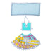 Amman Pavadai - 6 Inches | Mata Rani Poshak / Lehenga Patka / Devi Dress For Deity Decor - Devi Dress