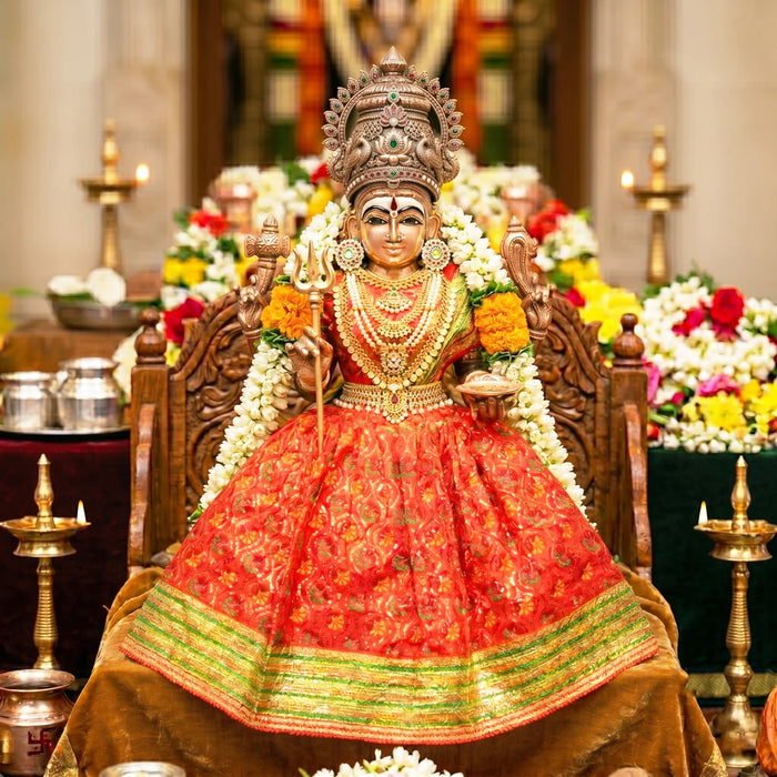 Lehenga Patka - 24 Inches | Decorative Amman Pavadai/ Mata Rani Poshak/ Devi Dress For Goddess