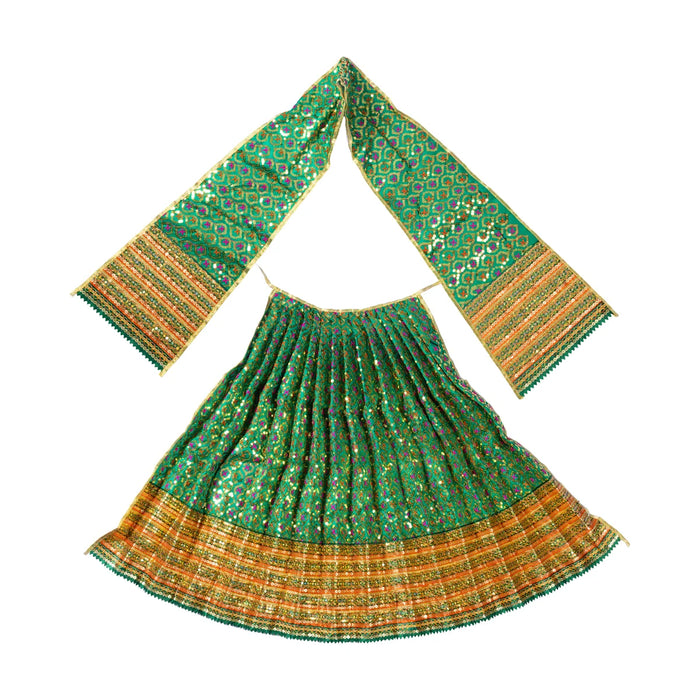 Amman Pavadai - 27 Inches | Lehanga Patka/ Mata Rani Poshak/ Devi Dress For Amman Alangaram