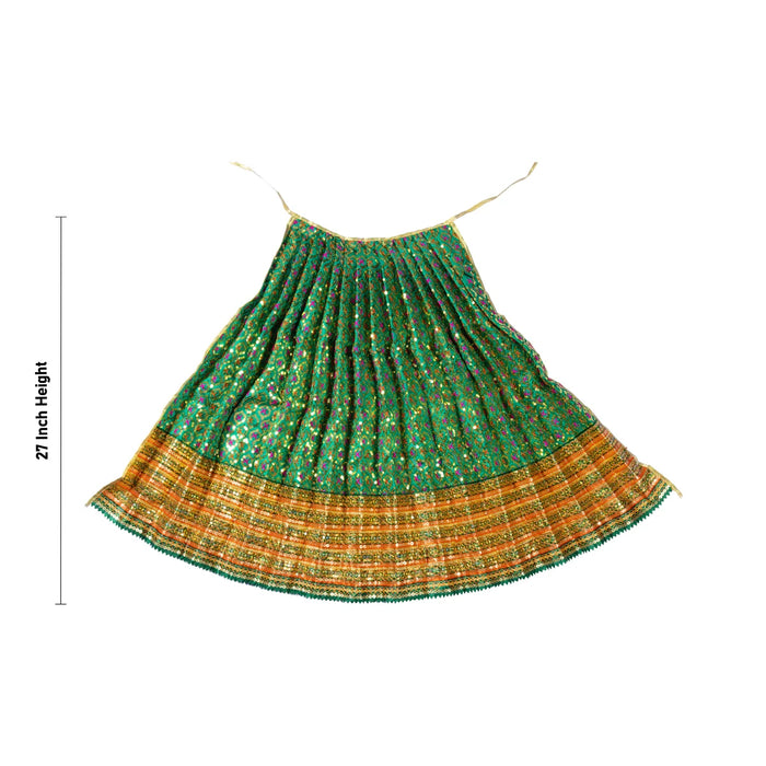 Amman Pavadai - 27 Inches | Lehanga Patka/ Mata Rani Poshak/ Devi Dress For Amman Alangaram