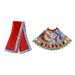 Lehenga Patka - 7 Inches | Devi Dress / Mata Rani Poshak / Stone Work Amman Pavadai For Deity Decor - Devi Dress