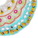 Devi Dress - 9 Inches | Mata Rani Poshak /Lehenga Patka/ Flower Design Amman Pavadai For Deity Decor - Devi Dress