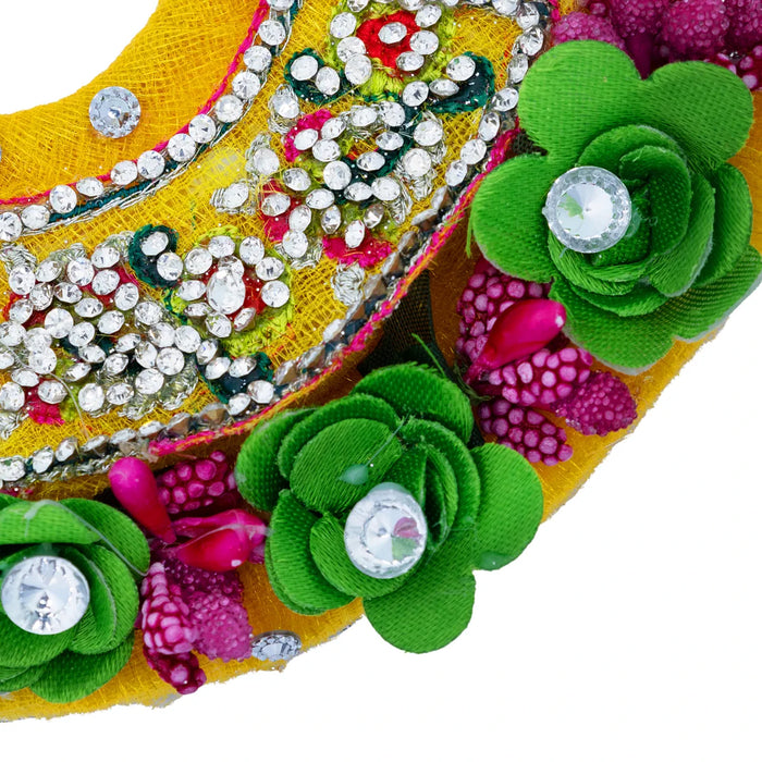 Amman Pavadai - 2 Inches | Mata Dress /Lehenga Patka / Devi Vastra / Mata Poshak for Deity - Devi Dress