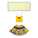 Lehenga Patka - 5 Inches | Devi Dress / Mata Rani Poshak / Stone Work Amman Pavadai For Deity Decor - Devi Dress