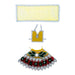 Lehenga Patka - 5 Inches | Devi Dress / Mata Rani Poshak / Stone Work Amman Pavadai For Deity Decor - Devi Dress